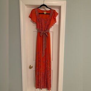 Anthropologie - Maeve flowy maxi dress size 0